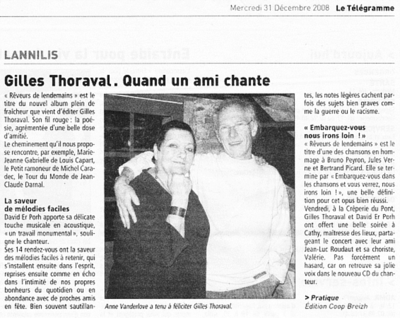 Gilles et Anne Vanderlove en 2008